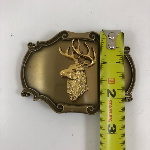 Rain Tree deer belt buckle - Picture 5 of 6